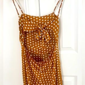 FABRIK Satin One Piece Jumpsuit w/ keyhole opening in the back!